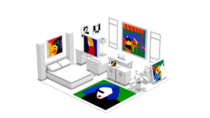 Room for Expressionism 3D Model