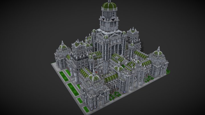 Imperial Building - Minecraft 3D Model