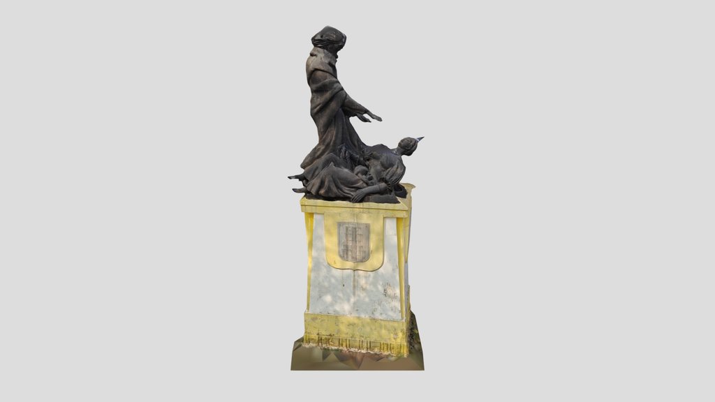Sculpture of Jose Custodio Faria (Abbot Faria).