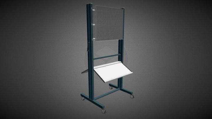 JTInterior-Laboratory Trolley 3D Model