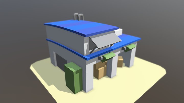 Warehouse 5 level 3D Model