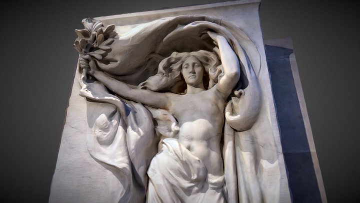 Mourning Victory - Daniel Chester French 3D Model