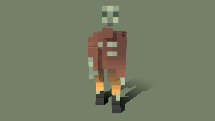 Arthur the Zombie 3D Model