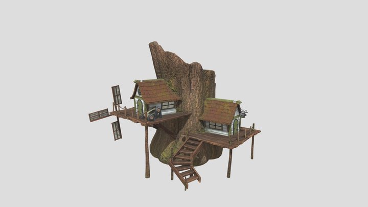 TreeHouse 3D Model