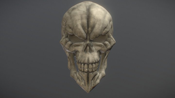 King of the Dead Skull 3D Model