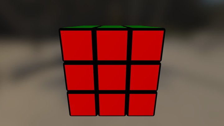Rubik's Cube 3D Model