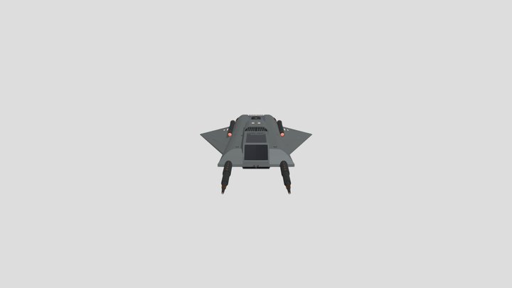I-7 Howlrunner From Star Wars Legends 3D Model