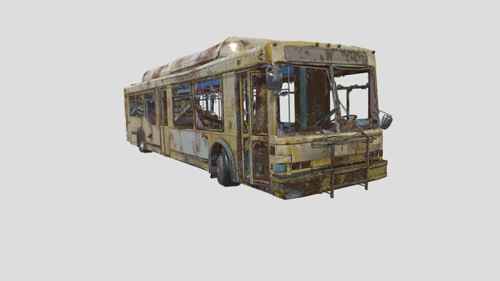 Old Bus 3D Model