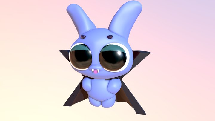 Cute Vampire 3D Model