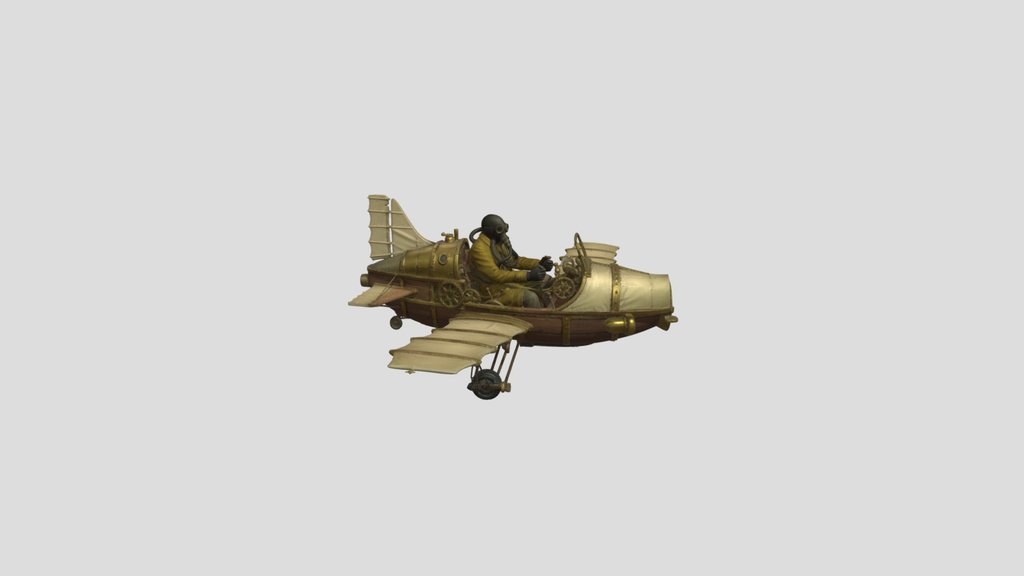 Brass Skyship Pilot