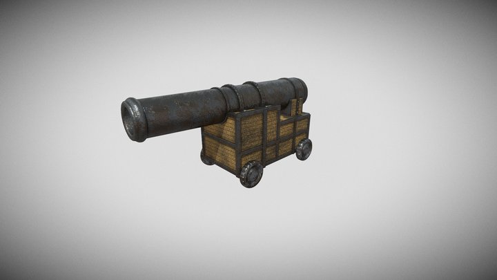 cannon 3D Model
