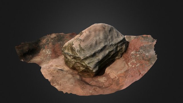 Gray Rock 3D Model