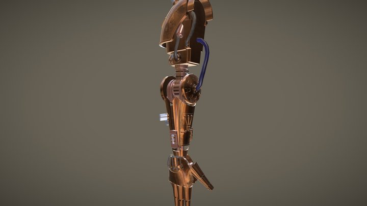 Steampunk Arm 3D Model