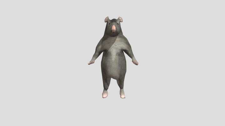 Dancing Rat 3D Model