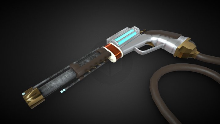 Revolver Plasma Peacemaker 3D Model