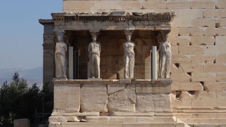 Caryatid from Acropolis, Athens 3D Model