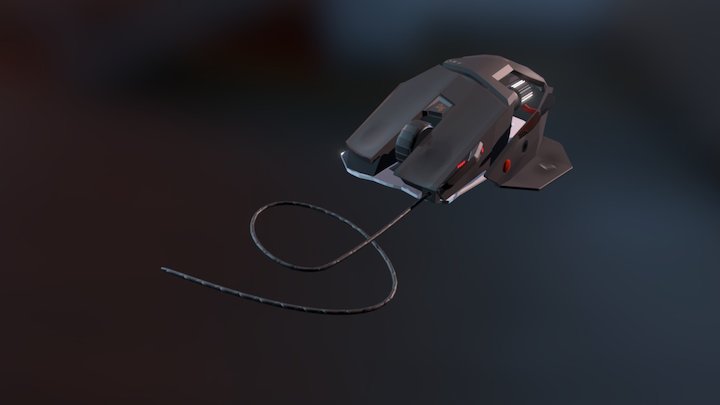 R.A.T Gaming Mouse 3D Model