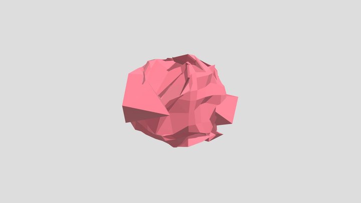 Kertas Pink 3D Model