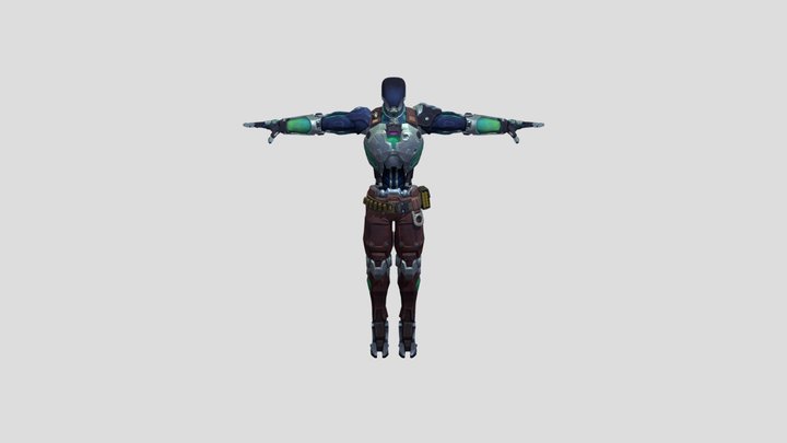 KAY/O (T-pose) 3D Model