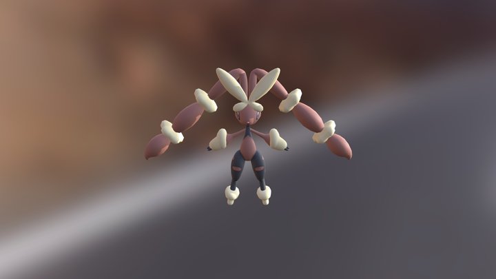 Mega Lopunny 3D Model