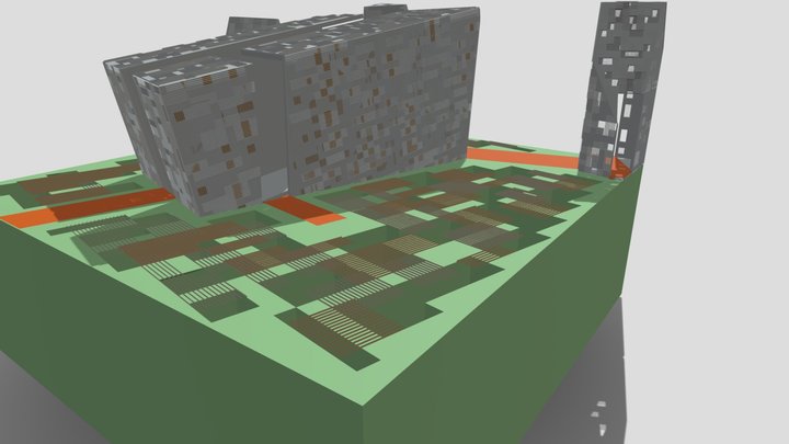 Pixelation Panic 3D Model