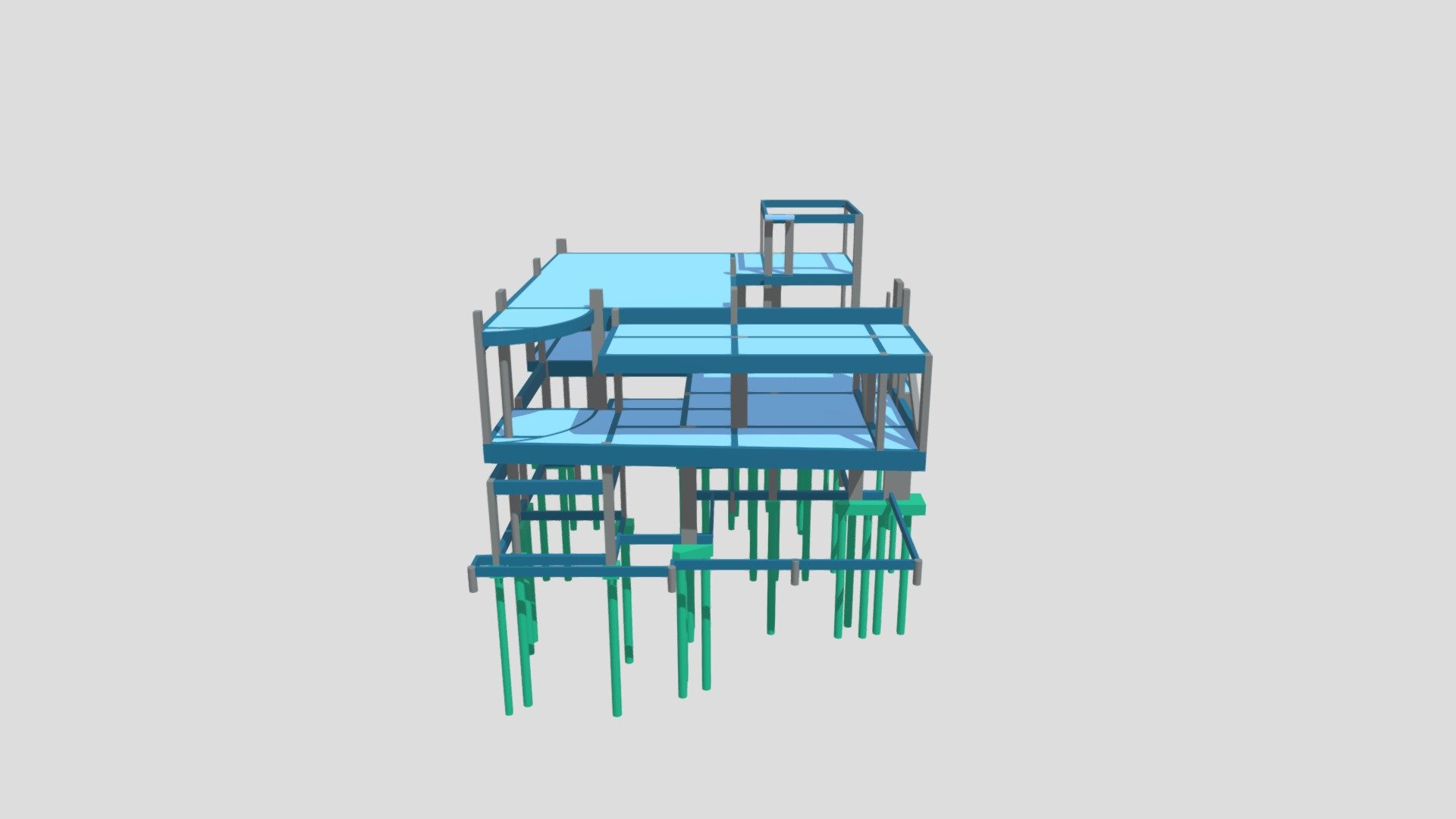MODELO 3D - ESTRUTURAL - MARCIA E GELSON