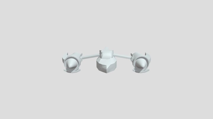 Small Star Ship #3 3D Model