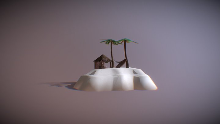 Island Diorama 3D Model