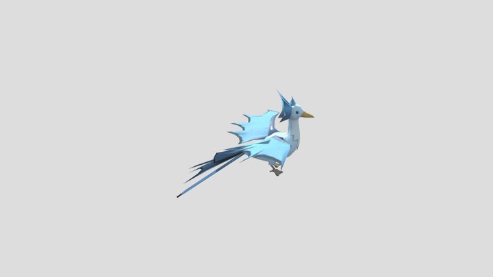 Fish Goose textured 3D Model