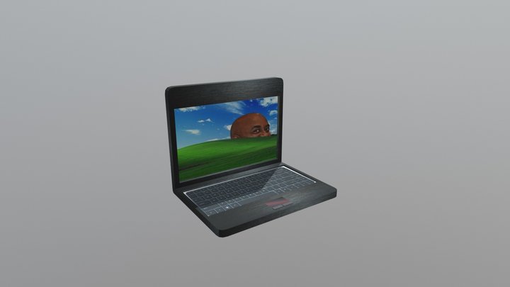 Captains Quarters Laptop 3D Model