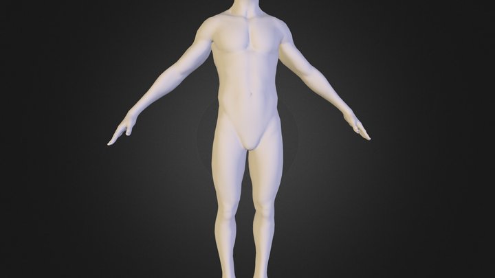 Male_Body_Low_Poly 3D Model