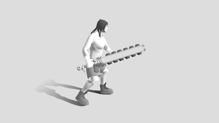 Character Model - "Grey" 3D Model