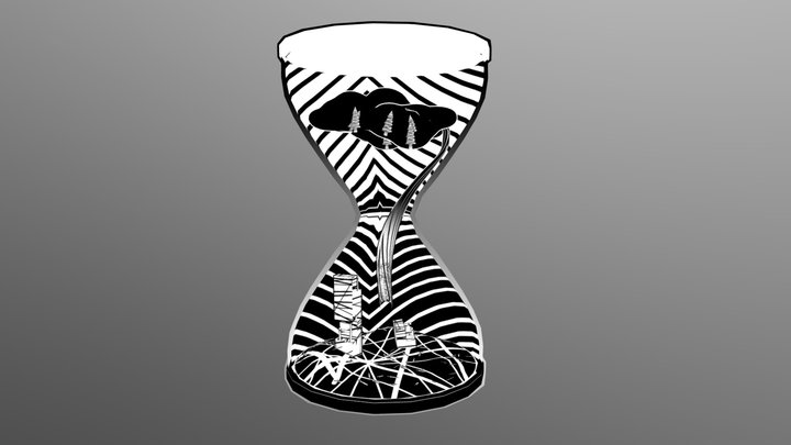 HourGlass 3D Model