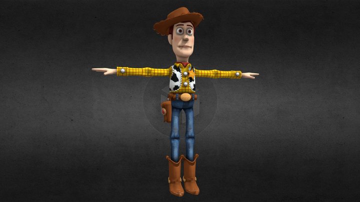 Woody 3D Model