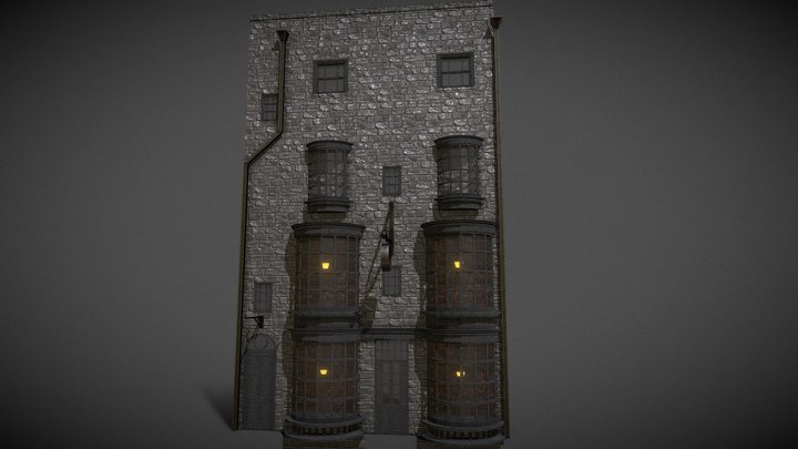 Ollivanders Shop 3D Model