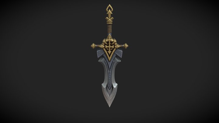 World of Warcraft - Sword King Arthur's 3D Model