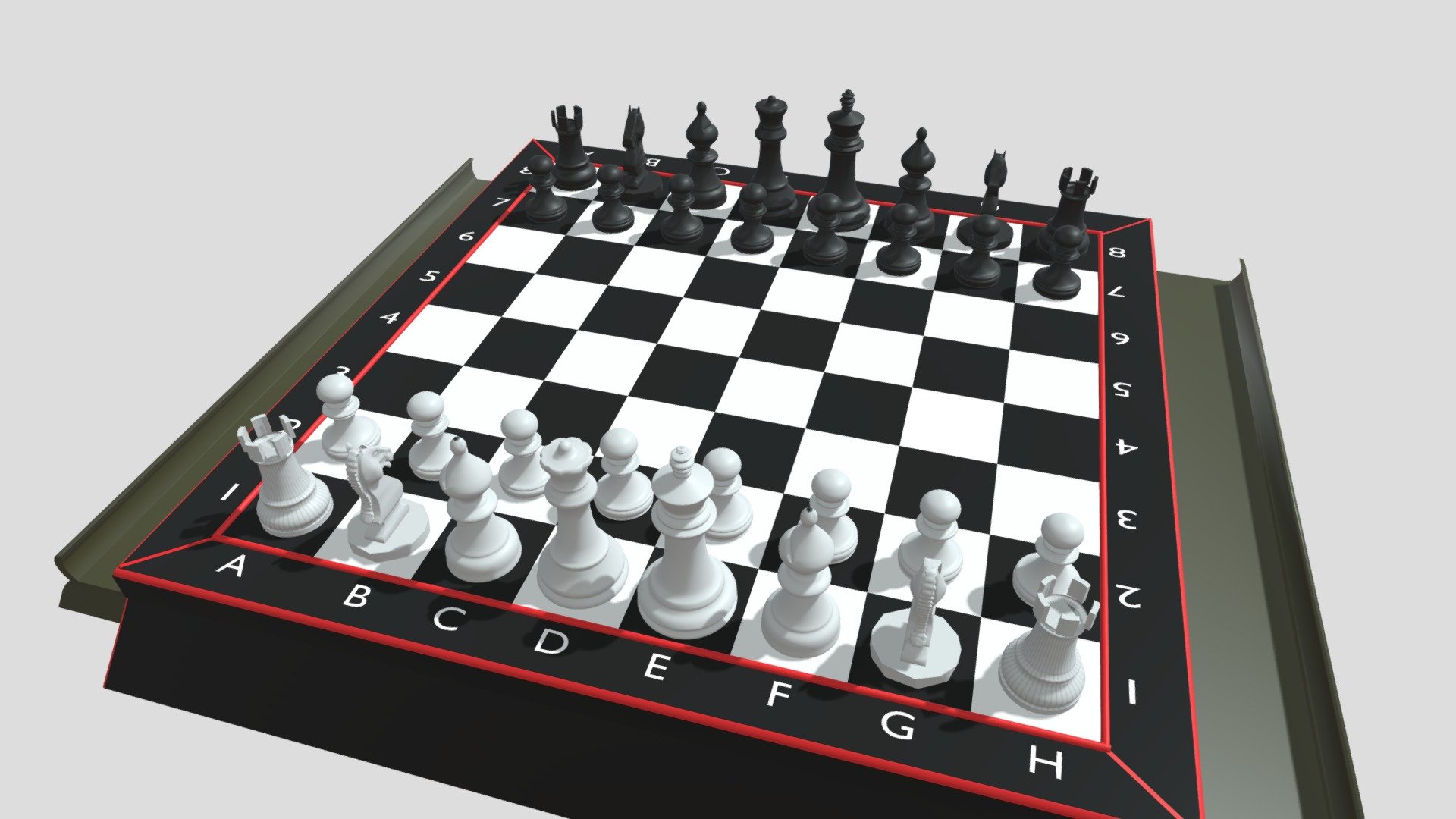Classic Chess – Realistic Board & Pieces - 3D model by blind_artist ...