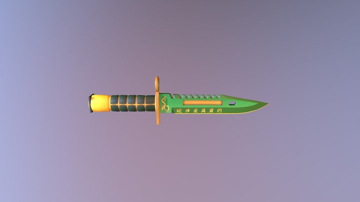 M9 Bayonet | Agunua 3D Model