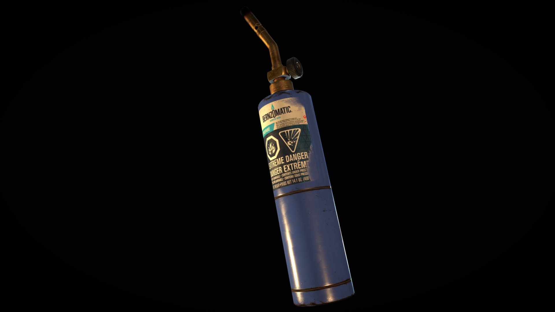 Bernzomatic Hand Torch - 3D model by Christoper_Null [6defc17] - Sketchfab