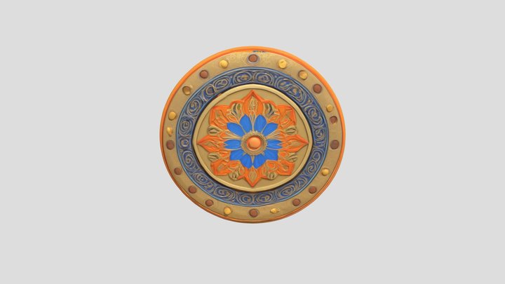 Gong's Shield 3D Model