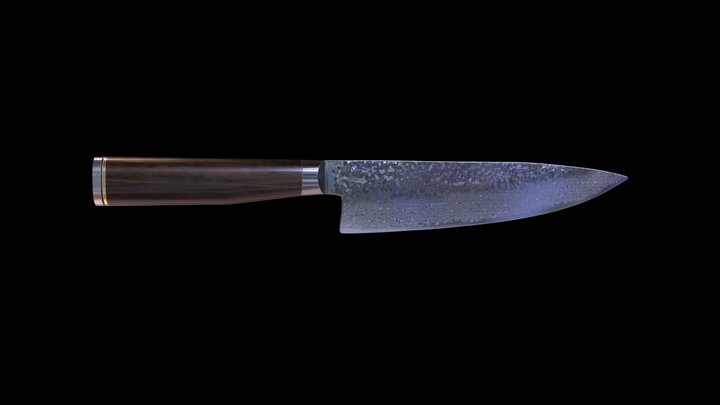 Chefs Knife Premier 3D Model 3D Model