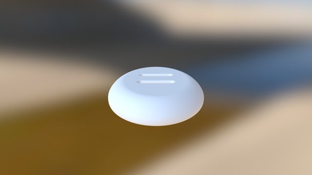 Oval Swept Edge 44 X 63 3D Model
