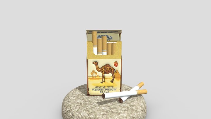 Camel cigarettes 3D Model 3D Model
