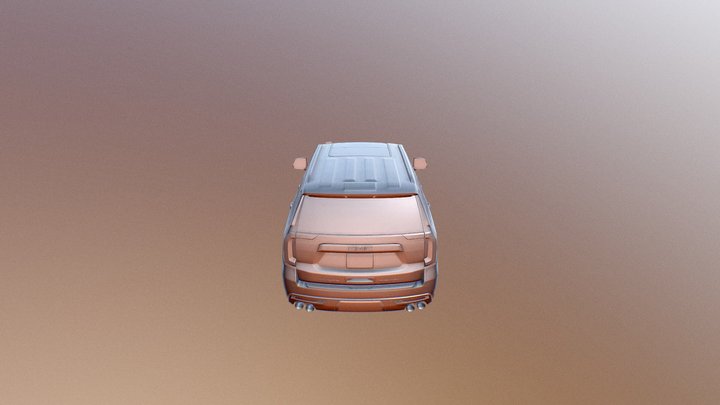 2021 GMC Yukon Denali 3D Model