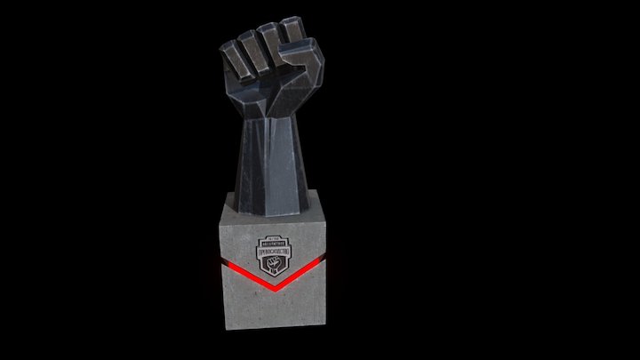 Absolute Supremacy Trophy 3D Model