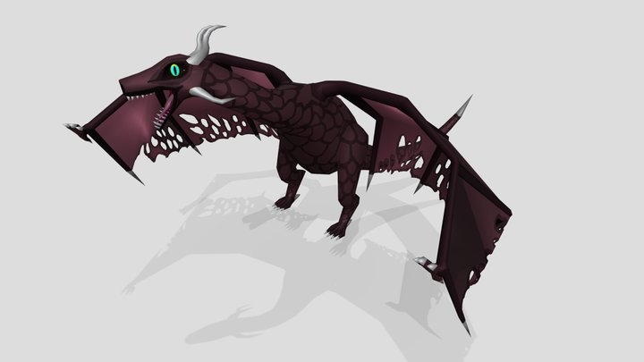 mini dragão 2 3D Model