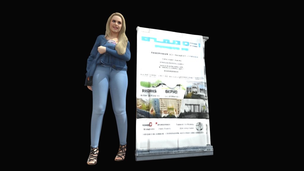 Jeans by the Poster Wall