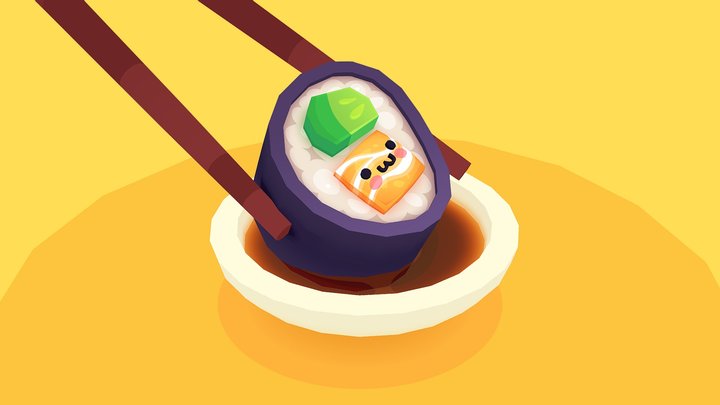 Sushi Time! 3D Model