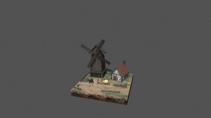 Old mill 3D Model