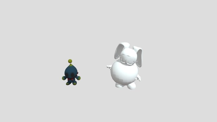 Cream & Cheese 3D Model